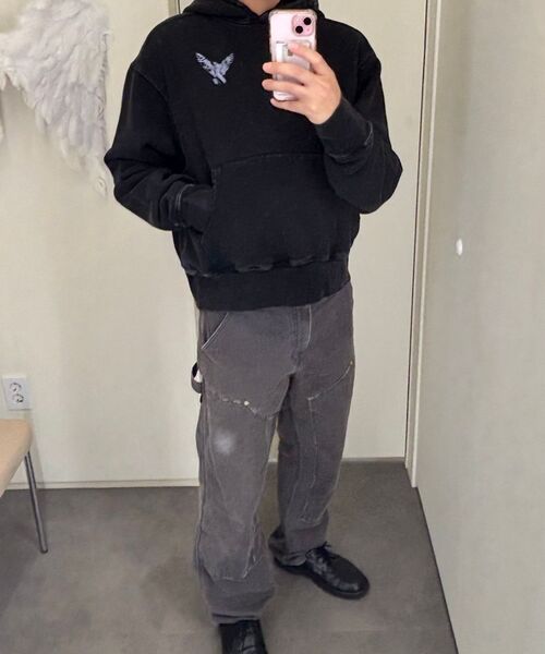 MEA（メア）の「VINTAGE ANIMAL HOODIE [BLACK]（パーカー・レディース・その他・2/3）」の4枚目の写真