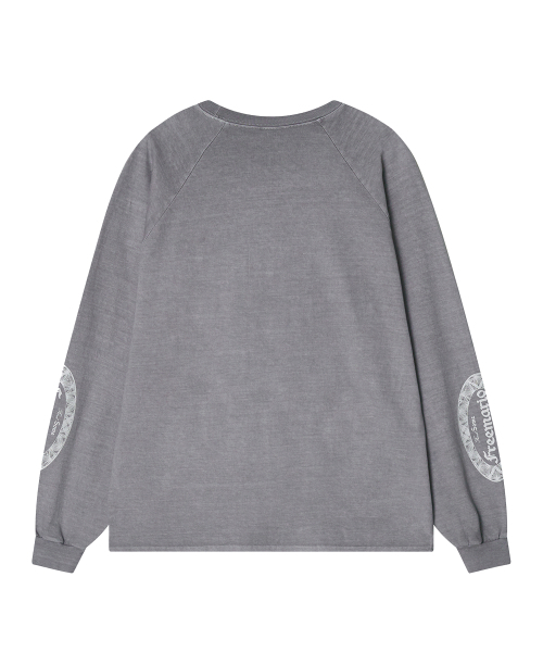FREEMARIO（フリーマリオ）の「アキラピグメントレグランロングスリーブ[グレー]（Tシャツ/カットソー・レディース・その他・MEDIUM/LARGE）」の3枚目の写真