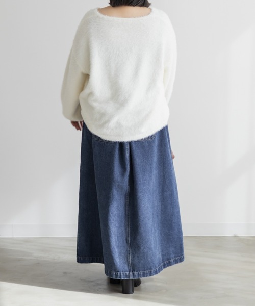 CLETTE(クレット)の「CLETTEオリジナルレースアップデニムスカート(スカート・レディース・ブルー/ブラック/サックスブルー・4L/3L/LL)」の14枚目の写真