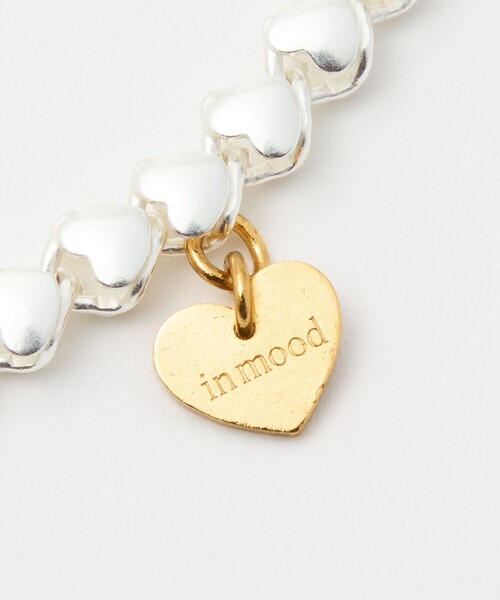 in mood（インムード）の「＜in mood＞CLIP HEART ネックレス（ネックレス・レディース・シルバー・FREE）」の4枚目の写真