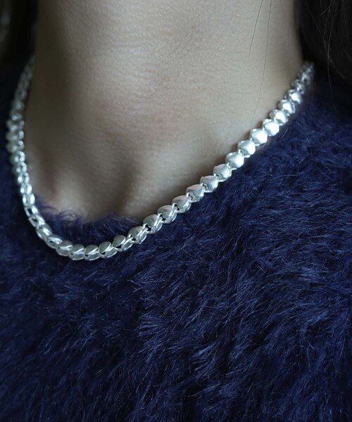 in mood（インムード）の「＜in mood＞CLIP HEART ネックレス（ネックレス・レディース・シルバー・FREE）」の6枚目の写真