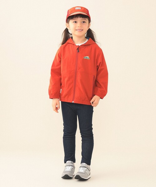 BEAMS mini（ビームスミニ）の「撥水 ポケッタブル ブルゾン 2026SS（90～150cm）（ブルゾン・キッズ・レッド/チャコールグレー・120/110/100/90/150/140/130）」の14枚目の写真
