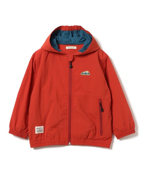 BEAMS mini（ビームスミニ）の「撥水 ポケッタブル ブルゾン 2026SS（90～150cm）（ブルゾン・キッズ・レッド/チャコールグレー・120/110/100/90/150/140/130）」の16枚目の写真