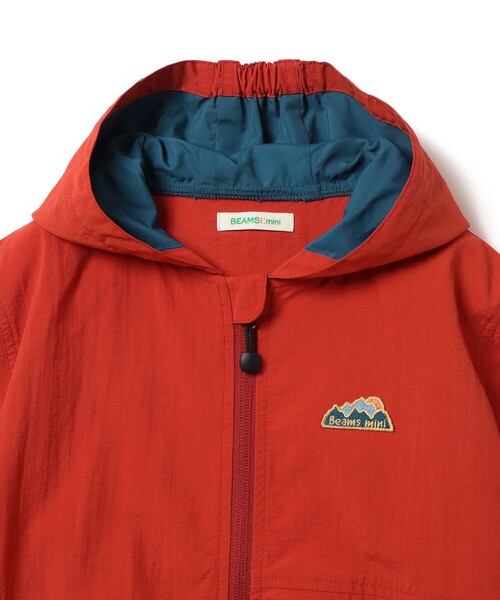 BEAMS mini（ビームスミニ）の「撥水 ポケッタブル ブルゾン 2026SS（90～150cm）（ブルゾン・キッズ・レッド/チャコールグレー・120/110/100/90/150/140/130）」の18枚目の写真