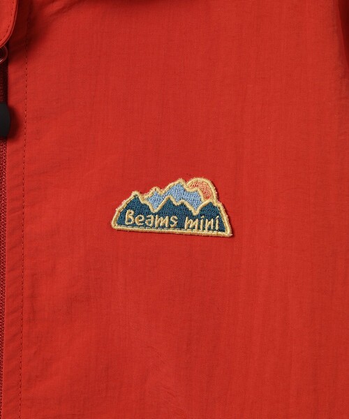 BEAMS mini（ビームスミニ）の「撥水 ポケッタブル ブルゾン 2026SS（90～150cm）（ブルゾン・キッズ・レッド/チャコールグレー・120/110/100/90/150/140/130）」の19枚目の写真