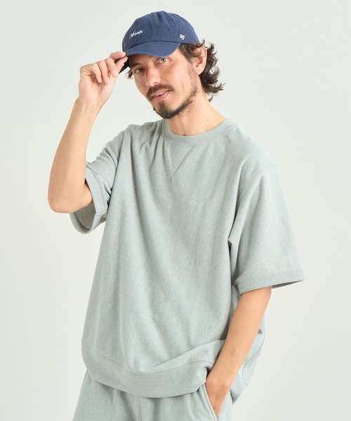 NANGA(ナンガ)の「DRY MIX S/S SWEAT SHIRT/ドライミックス ショートスリーブ スウェットシャツ(スウェット・メンズ・グレー/ブラック・L/M/XL/S)」の2枚目の写真