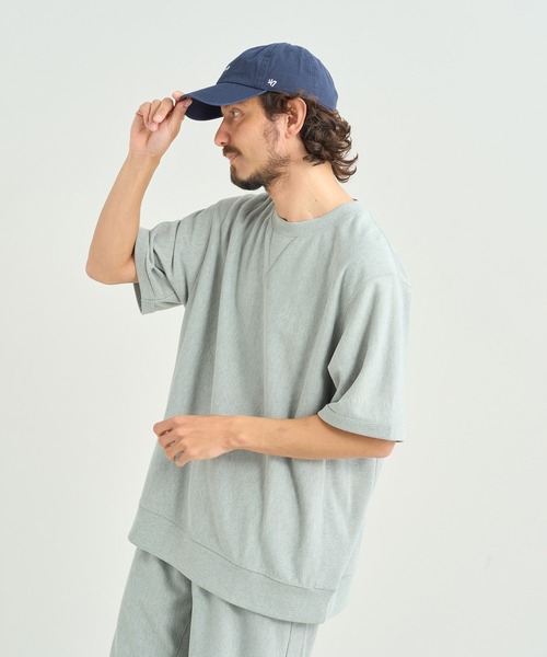 NANGA(ナンガ)の「DRY MIX S/S SWEAT SHIRT/ドライミックス ショートスリーブ スウェットシャツ(スウェット・メンズ・グレー/ブラック・L/M/XL/S)」の4枚目の写真