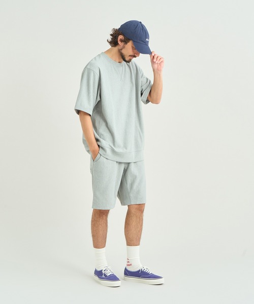 NANGA(ナンガ)の「DRY MIX S/S SWEAT SHIRT/ドライミックス ショートスリーブ スウェットシャツ(スウェット・メンズ・グレー/ブラック・L/M/XL/S)」の7枚目の写真