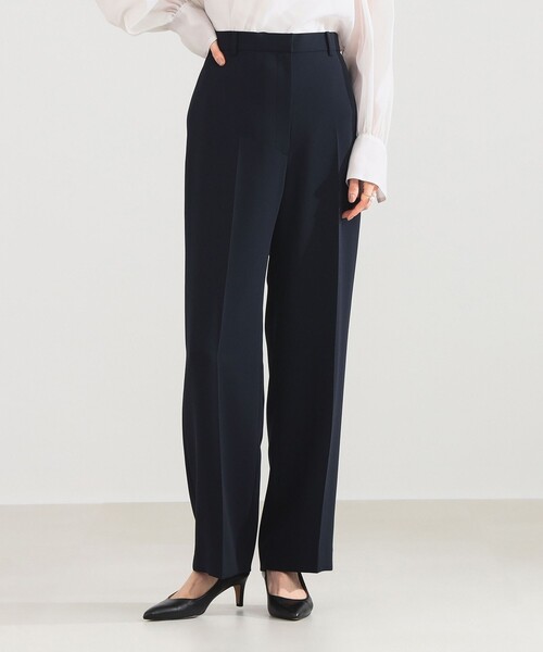 Demi-Luxe BEAMS（デミルクス ビームス）の「【セレモニー・フォーマル】ソフト ストレート パンツ＊（スラックス・レディース・オフホワイト/ベージュ/ネイビー・36/38）」の3枚目の写真