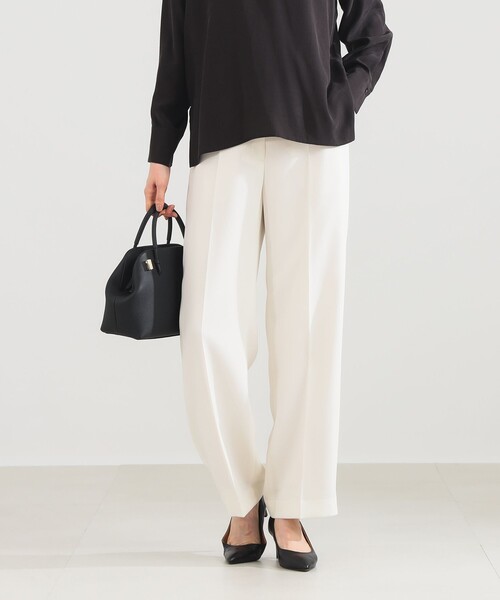 Demi-Luxe BEAMS（デミルクス ビームス）の「【セレモニー・フォーマル】ソフト ストレート パンツ＊（スラックス・レディース・オフホワイト/ベージュ/ネイビー・36/38）」の10枚目の写真