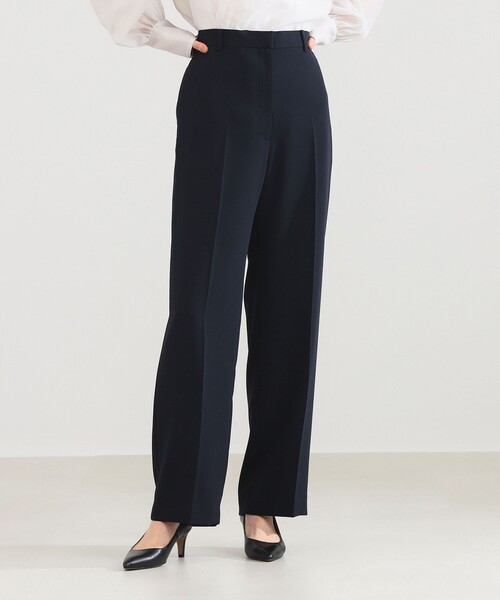 Demi-Luxe BEAMS（デミルクス ビームス）の「【セレモニー・フォーマル】ソフト ストレート パンツ＊（スラックス・レディース・オフホワイト/ベージュ/ネイビー・36/38）」の21枚目の写真