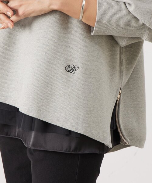 BEARDSLEY(ビアズリー)の「BAイニシャルサイドZIPニット(ニット/セーター・レディース・ホワイト/グレー・FREE)」の15枚目の写真