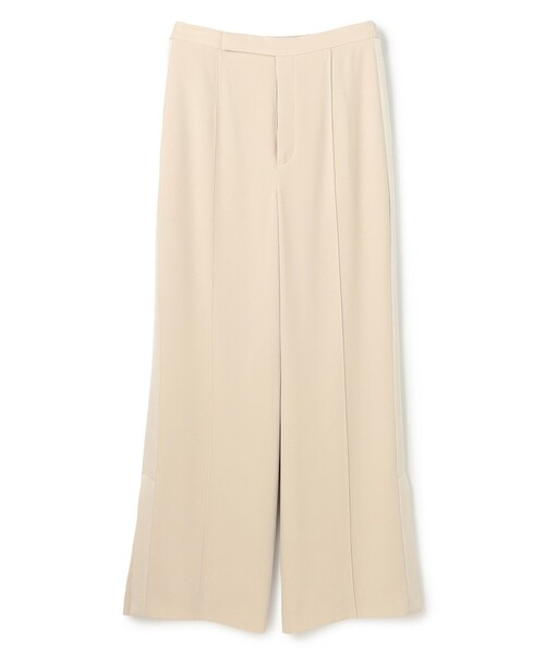 uncrave(アンクレイヴ)の「バックサテンジョーゼット フレアパンツ(その他パンツ・レディース・ブラック系/ネイビー系/ベージュ系・0/1/2)」の3枚目の写真
