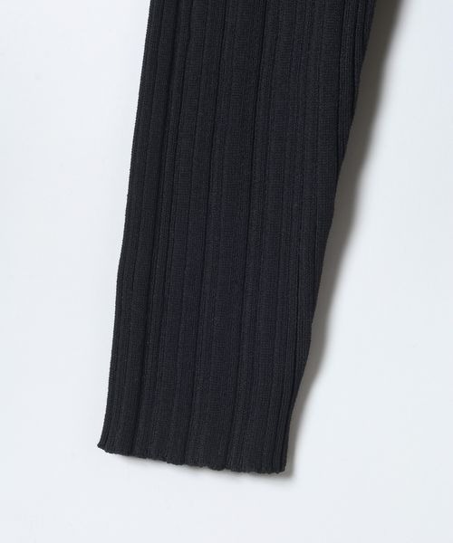 JEANASIS(ジーナシス)の「12Gランダムリブフーディ/650172(カーディガン/ボレロ・レディース・ブラック系その他/ブルー系その他/レッド系その他・FREE)」の7枚目の写真