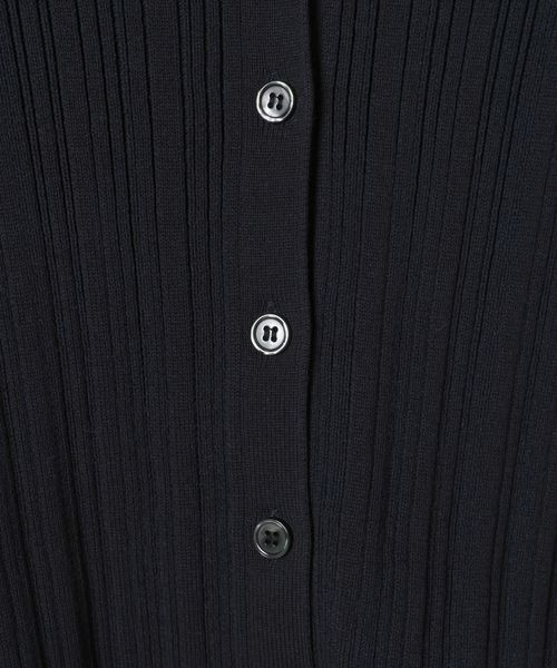 JEANASIS(ジーナシス)の「12Gランダムリブフーディ/650172(カーディガン/ボレロ・レディース・ブラック系その他/ブルー系その他/レッド系その他・FREE)」の11枚目の写真