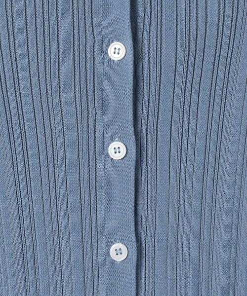 JEANASIS(ジーナシス)の「12Gランダムリブフーディ/650172(カーディガン/ボレロ・レディース・ブラック系その他/ブルー系その他/レッド系その他・FREE)」の15枚目の写真