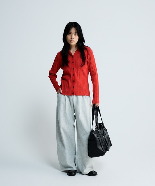 JEANASIS(ジーナシス)の「12Gランダムリブフーディ/650172(カーディガン/ボレロ・レディース・ブラック系その他/ブルー系その他/レッド系その他・FREE)」の18枚目の写真