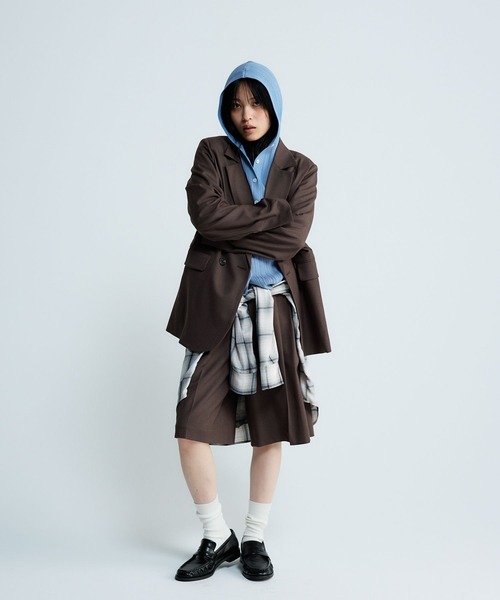 JEANASIS(ジーナシス)の「12Gランダムリブフーディ/650172(カーディガン/ボレロ・レディース・ブラック系その他/ブルー系その他/レッド系その他・FREE)」の20枚目の写真