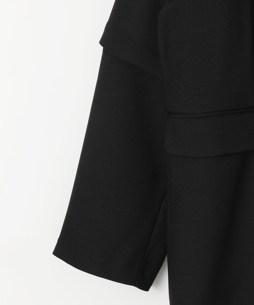 PAGEBOY（ページボーイ）の「【紫外線カット/接触冷感/イージーケア/セットアップ対応】バスケット2WAYジャケット（テーラードジャケット・レディース・ベージュ/グレー/ブラック・SMALL/MEDIUM）」の20枚目の写真