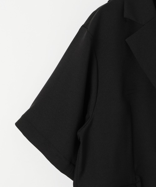 PAGEBOY（ページボーイ）の「【紫外線カット/接触冷感/イージーケア/セットアップ対応】バスケット2WAYジャケット（テーラードジャケット・レディース・ベージュ/グレー/ブラック・SMALL/MEDIUM）」の19枚目の写真