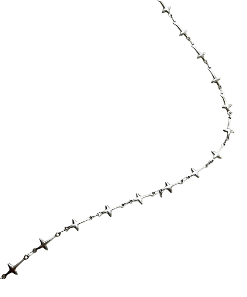 SK8ER ROCK(スケーターロック)の「Cross Chain Rosary Surgical Steel Necklace(ネックレス・レディース・その他・FREE)」の4枚目の写真