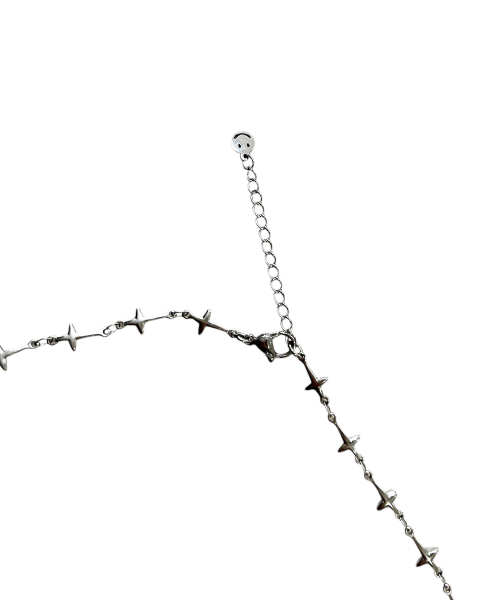 SK8ER ROCK(スケーターロック)の「Cross Chain Rosary Surgical Steel Necklace(ネックレス・レディース・その他・FREE)」の6枚目の写真