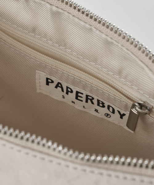 PAPERBOY（ペーパーボーイ）の「ハーフムーンショルダーバッグ-ベージュ（ショルダーバッグ・レディース・その他・FREE）」の4枚目の写真