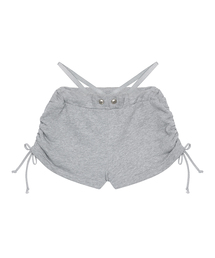 シェドウループショートパンツ Shadow Loop Short Pants_メランジェグレー