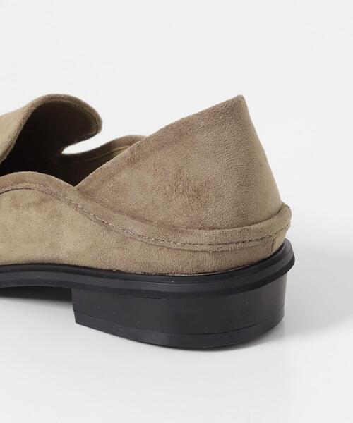 KBF（ケイビーエフ）の「スクエアトゥスライドローファー（ローファー・レディース・ダークブラウン/ベージュ・37/38/36）」の10枚目の写真