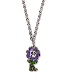 WKNDRS（ウィーキャンドース）の「FLOWER PENDANT NECKLACE (SILVER)（ネックレス）」
