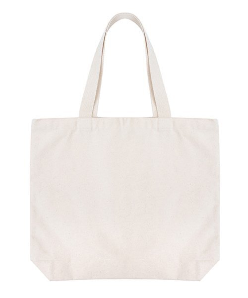 NICK&NICOLE(ニックアンドニコール)の「NICOLE CANVAS SQUARE ECOBAG_OATMEAL(エコバッグ/サブバッグ・レディース・その他・ONE SIZE)」の2枚目の写真