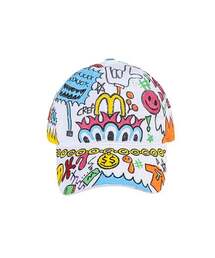THE MADNESS（ザ マッドネス）の「HAND WORK CRAZY SMILE CAP_WH（キャップ）」