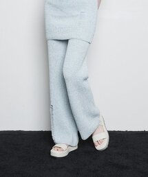 L3 DEMAGE KNIT PANTS(SKY BLUE)