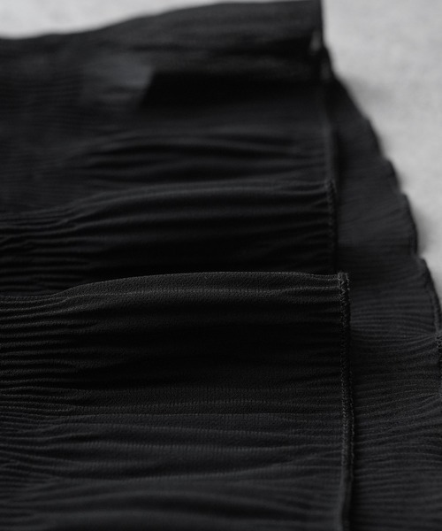 reca（レカ）の「ハイネックシアーギャザーブラウス（シャツ/ブラウス・レディース・アイボリー/ブラック・FREE）」の20枚目の写真