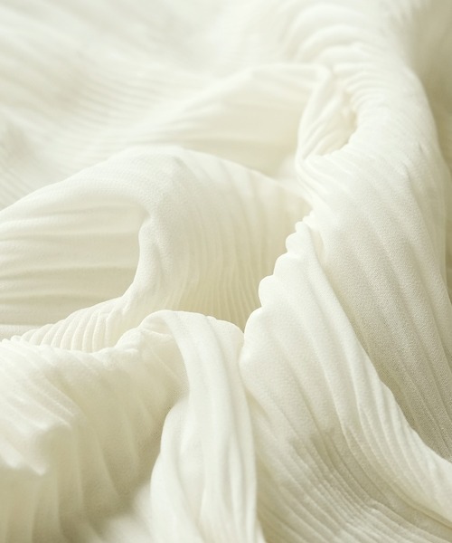 reca（レカ）の「ハイネックシアーギャザーブラウス（シャツ/ブラウス・レディース・アイボリー/ブラック・FREE）」の21枚目の写真