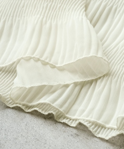 reca（レカ）の「ハイネックシアーギャザーブラウス（シャツ/ブラウス・レディース・アイボリー/ブラック・FREE）」の22枚目の写真