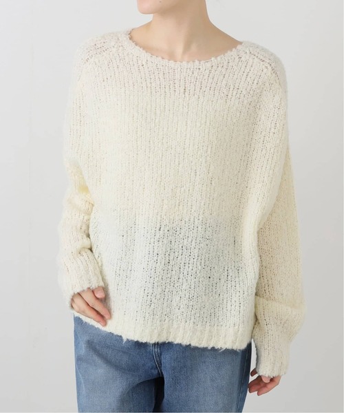 La TOTALITE（ラトータリテ）の「【洗える】ローゲージブークレプルオーバー（ニット/セーター・レディース・ピンク系その他/ホワイト/イエロー・FREE）」の15枚目の写真
