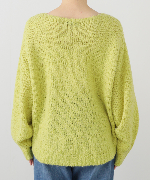 La TOTALITE（ラトータリテ）の「【洗える】ローゲージブークレプルオーバー（ニット/セーター・レディース・ピンク系その他/ホワイト/イエロー・FREE）」の20枚目の写真