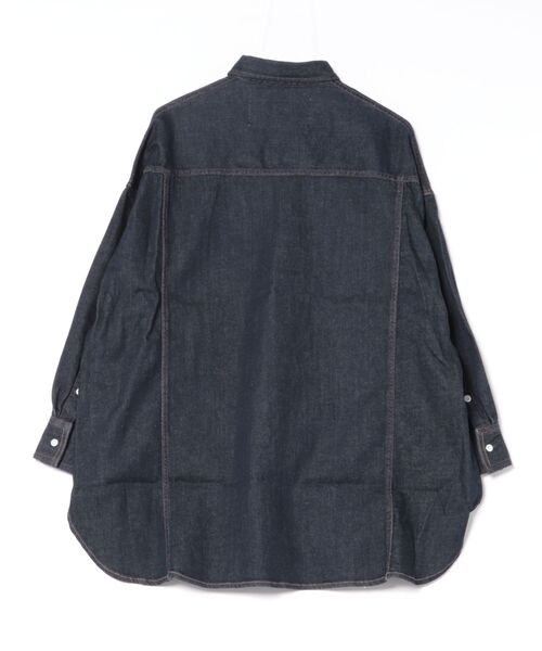Healthy denim(ヘルシーデニム)の「Almondオーバーデニムシャツ【ヘルシーデニム/HealthyDenim】(シャツ/ブラウス・レディース・インディゴブルー・36)」の15枚目の写真