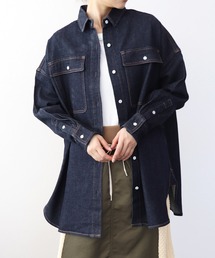 Almondオーバーデニムシャツ【ヘルシーデニム/HealthyDenim】