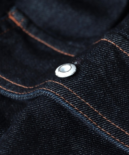 Healthy denim(ヘルシーデニム)の「Almondオーバーデニムシャツ【ヘルシーデニム/HealthyDenim】(シャツ/ブラウス・レディース・インディゴブルー・36)」の14枚目の写真
