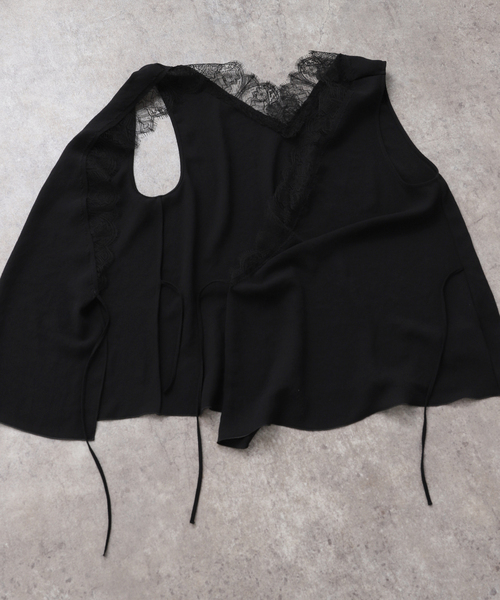 plage（プラージュ）の「《追加》solstiss frenchlace ジレ（その他トップス・レディース・ホワイト/ブラック・FREE）」の14枚目の写真