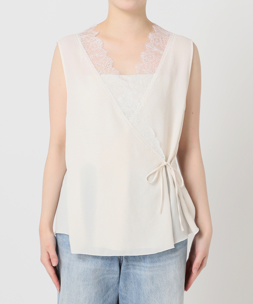 plage（プラージュ）の「《追加》solstiss frenchlace ジレ（その他トップス・レディース・ホワイト/ブラック・FREE）」の16枚目の写真