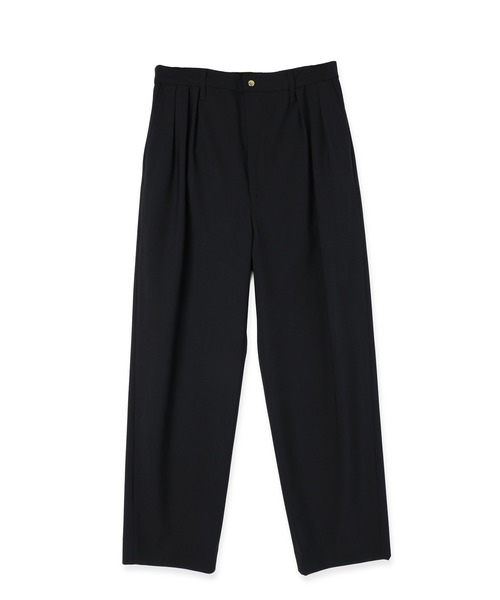 CULLNI（クルニ）の「Wool Dry Stretch 3Tuck Semi Wide Pant（スラックス・メンズ・ブラック/ブルーグレー・0/1/2）」の11枚目の写真