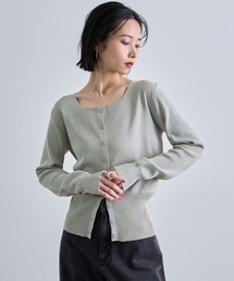 Futier land（フューティアランド）の「スクエアニットカーディガン（カーディガン/ボレロ）」