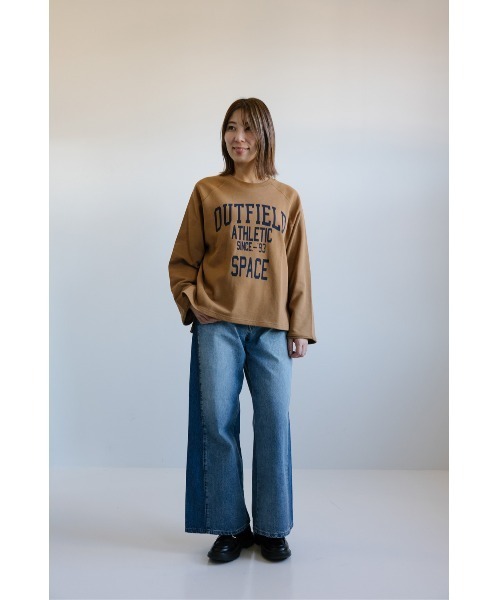 HEART MARKET(ハートマーケット)の「ゆったりBigプリントプルオーバー(Tシャツ/カットソー・レディース・マスタード/ブラック/アイボリー・FREE)」の8枚目の写真
