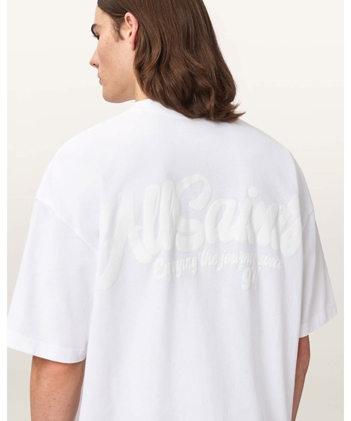 ALLSAINTS（オールセインツ）の「ODYSSEY SHORT SLEEVE CREW T-SHIRT | ODYSSEY 半袖 クルー Tシャツ（Tシャツ/カットソー・メンズ・ホワイト・XS/M/L/XL/S）」の4枚目の写真