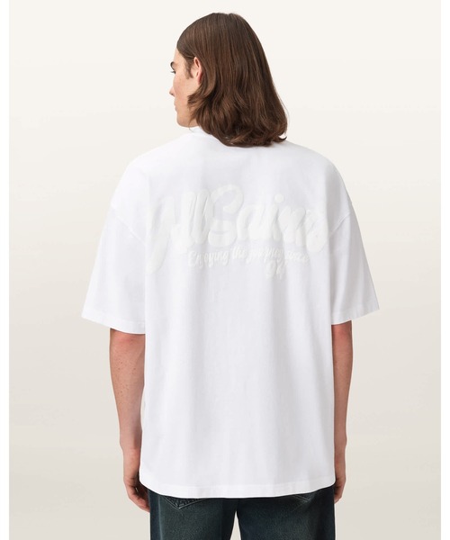 ALLSAINTS（オールセインツ）の「ODYSSEY SHORT SLEEVE CREW T-SHIRT | ODYSSEY 半袖 クルー Tシャツ（Tシャツ/カットソー・メンズ・ホワイト・XS/M/L/XL/S）」の8枚目の写真