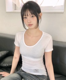 COIRIS_（コイリス）の「◇COIRIS◇ブランド直輸入正規品/コリ ミディ ハーフT CORI MIDI HALF T（Tシャツ/カットソー）」