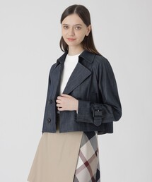 BLUE LABEL CRESTBRIDGE（ブルーレーベルクレストブリッジ）の「バックコンシャスショートトレンチコート（トレンチコート）」
